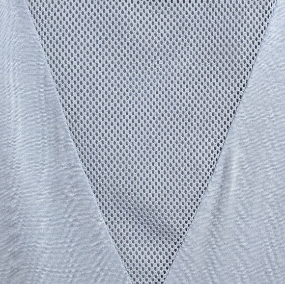 Loose Mesh V-Neck Tee - Picture 2 of 2